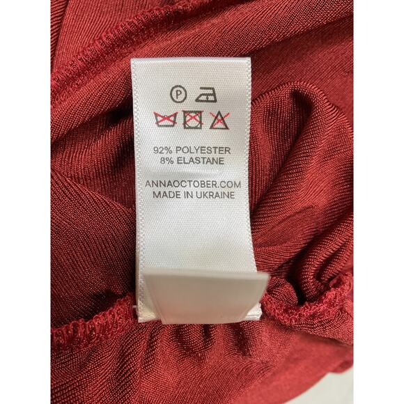 Anna October 'Holy' Red Long Sleeve Top Size S - Picture 5 of 5